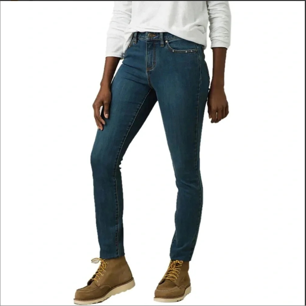 Prana True Blue Organic Cotton Stretch Sienna Skinny Jeans, Women’s Size 6